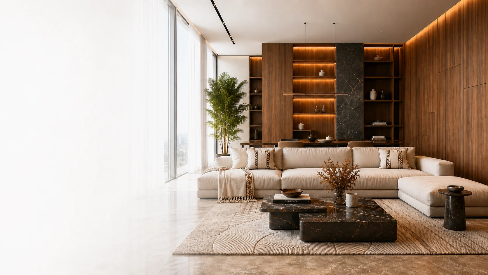 Luxury interior design by Panova Design & Build in Addis Ababa